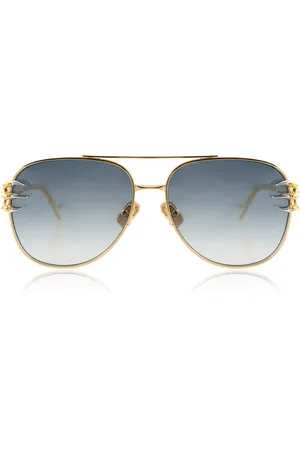 ANNA KARIN KARLSSON CLAW VOYAGE Dorées Grises Lens 58 Lunettes De Soleil Femme Dorées