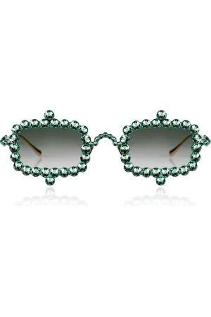 ANNA KARIN KARLSSON CRYSTAL MIRAGE Jade 56 Lunettes De Soleil Femme Vertes