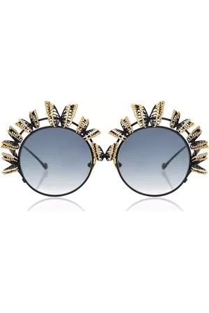 ANNA KARIN KARLSSON THE BUTTERFLY Noires 58 Lunettes De Soleil Femme Dorées