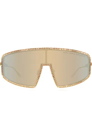ANNA KARIN KARLSSON SHADY LUV 2.0 Dorées Blush Mirror 56 Lunettes De Soleil Femme Dorées
