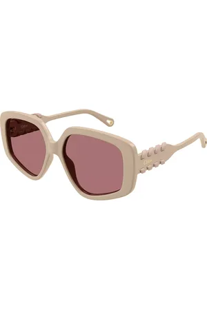 Chloé CH0210S 003 56 Lunettes De Soleil Femme Blanches