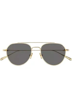 BRIONI BR0106S 001 51 Lunettes De Soleil Homme Dorées