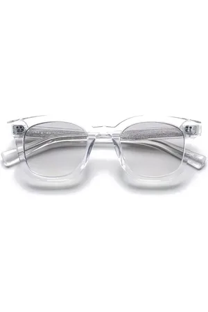 CHIMI 02 Ecru Standard Lunettes De Soleil Homme Transparentes