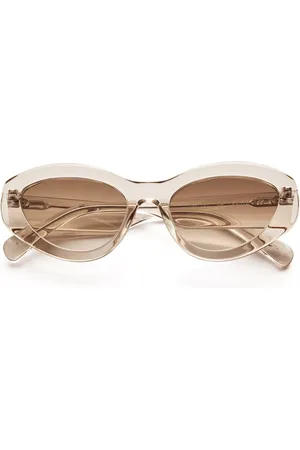 CHIMI 09 Ecru Standard Lunettes De Soleil Homme Marrons
