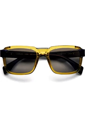 Etnia Barcelona Two Guns YWBK 55 Lunettes De Soleil Homme Jaunes