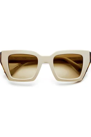 Etnia Barcelona Ritmo Polarized WHHV 48 Lunettes De Soleil Femme Blanches