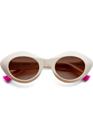Etnia Barcelona Ampat WH 50 Lunettes De Soleil Femme Blanches