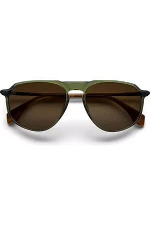 Etnia Barcelona Pecos Polarized GROG 57 Lunettes De Soleil Homme Vertes