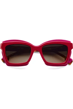 Etnia Barcelona Elle RDPK 52 Lunettes De Soleil Femme Rouges