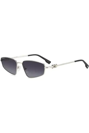 Dsquared2 ICON 0015/S 010/9O 60 Lunettes De Soleil Homme Argentées