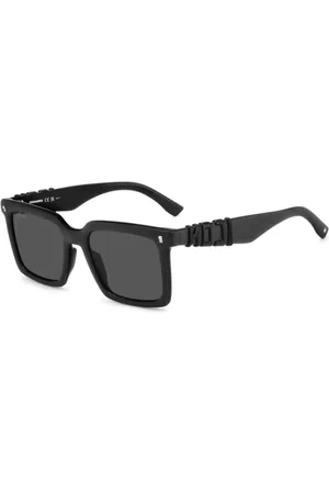 Dsquared2 ICON 0025/S 003/IR 53 Lunettes De Soleil Homme Noires