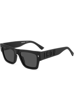 Dsquared2 ICON 0021/S 003/IR 52 Lunettes De Soleil Homme Noires