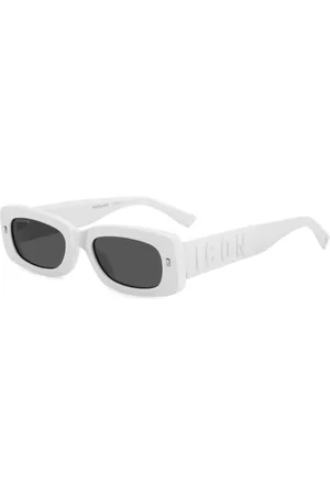 Dsquared2 ICON 0020/S VK6/IR 52 Lunettes De Soleil Homme Blanches
