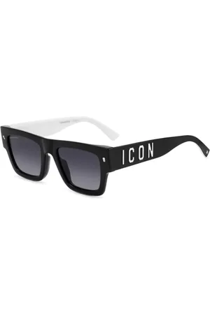 Dsquared2 ICON 0021/S 807/9O 52 Lunettes De Soleil Homme Noires