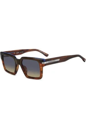 Dsquared2 D2 0161/G/S Asian Fit EX4/IE 52 Lunettes De Soleil Homme Marrons