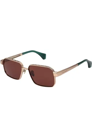 Vivienne Westwood VW7036 400 55 Lunettes De Soleil Homme Dorées
