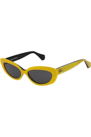 Vivienne Westwood VW5098 001 55 Lunettes De Soleil Femme Jaunes