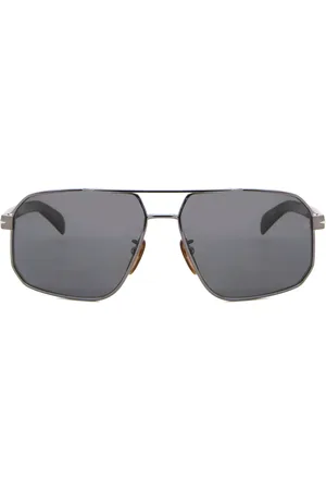 David beckham DB 7102/S 85K/M9 61 Lunettes De Soleil Homme Argentées