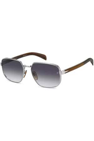 David beckham DB 7121/G/S Asian Fit WIJ/9O 60 Lunettes De Soleil Homme Argentées