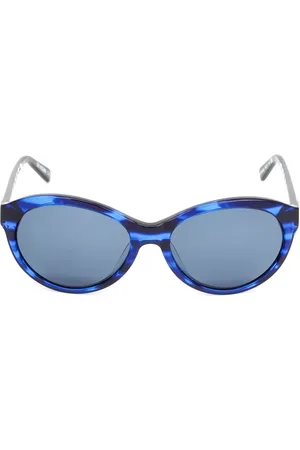 Moschino ML51004SA Asian Fit 04SA 56 Lunettes De Soleil Homme Bleues