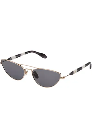 Carolina Herrera SHN059M 0300 59 Lunettes De Soleil Homme Dorées