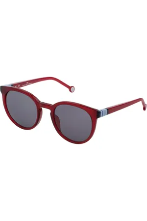 Carolina Herrera SHE845 09Y9 51 Lunettes De Soleil Homme Rouges