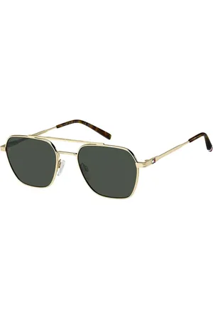 Tommy Hilfiger TH 2192/S J5G/QT 55 Lunettes De Soleil Homme Dorées