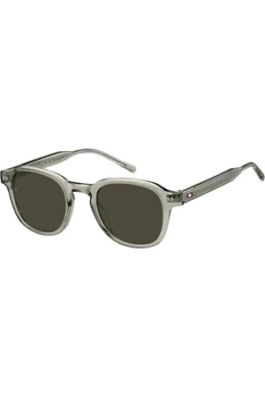 Tommy Hilfiger TH 2185/S 1ED/70 49 Lunettes De Soleil Homme Vertes