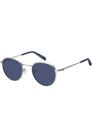 Tommy Hilfiger TH 2217/S 010/KU 50 Lunettes De Soleil Homme Argentées