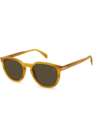 David beckham DB 1099/S C9B/QT 53 Lunettes De Soleil Homme Jaunes