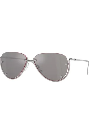 Diesel DL1003 103/6G 59 Lunettes De Soleil Homme Argentées