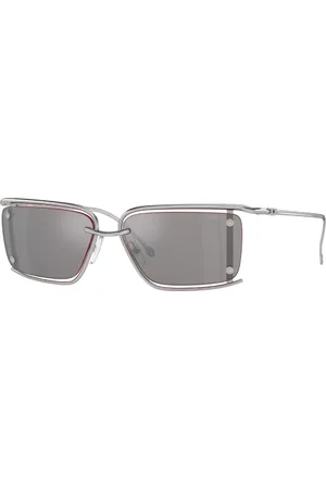 Diesel DL1002 103/6G 57 Lunettes De Soleil Homme Argentées