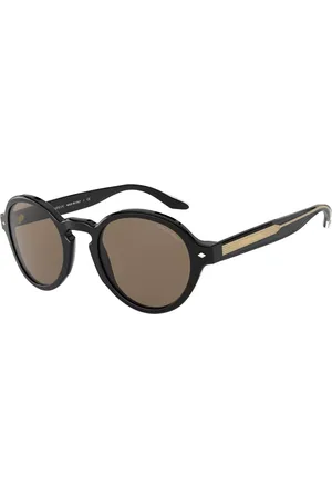 Giorgio Armani AR8130F Asian Fit 500173 52 Lunettes De Soleil Homme Noires