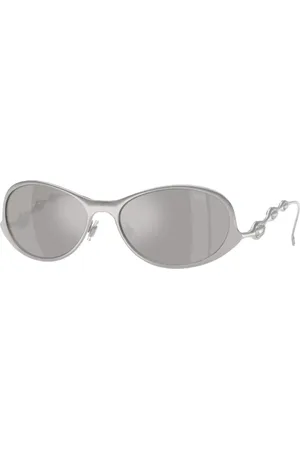 Diesel DL1014 1001Z6 56 Lunettes De Soleil Homme Argentées