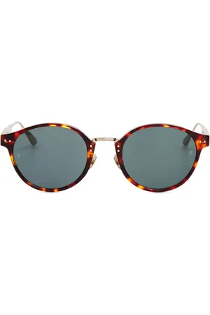 Linda Farrow MARCO LFL1535 C2 49 Lunettes De Soleil Homme Tortoiseshell