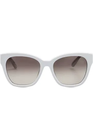 Linda Farrow TAMARA LFL1520 C2 57 Lunettes De Soleil Homme Blanches