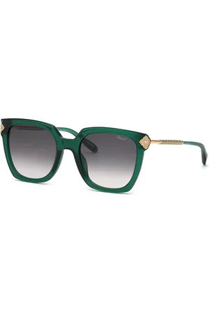 Chopard SCH336S 09LS 54 Lunettes De Soleil Homme Vertes