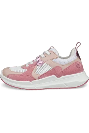 Ecco Baskets de plein air en cuir pour enfant