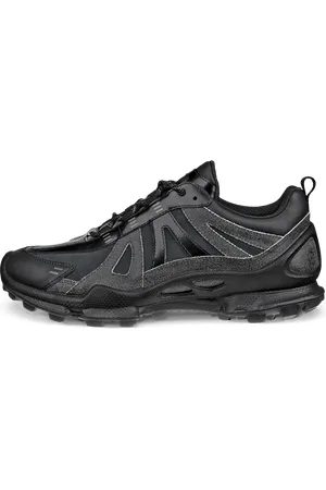 Ecco Baskets de plein air en cuir pour homme