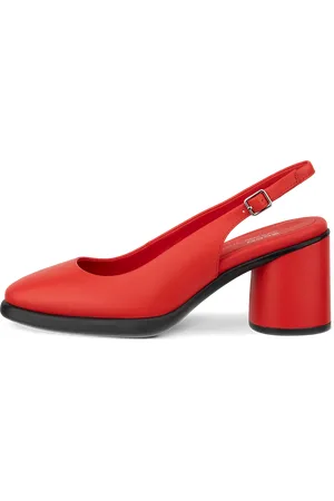 Ecco Escarpins en cuir à talon carré pour femme