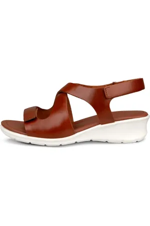 Ecco Sandale compensée nubuck pour femme