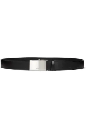 Ecco Ceinture cuir réglable habillée pour homme