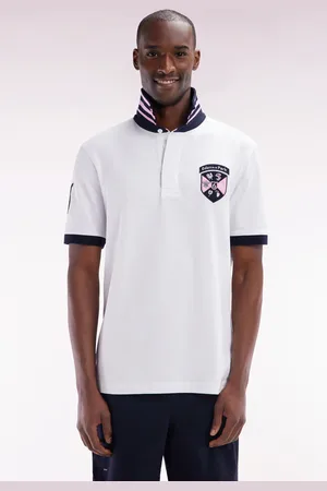 Eden Park Maillot À Manches Courtes Tournoi Des 6 Nations En Coton Coupe Droite