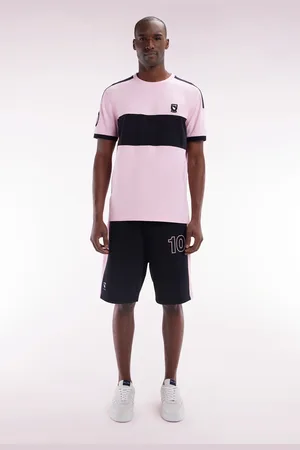Eden Park Short New Zealand En Coton Et Rose Coupe Décontractée