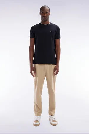 Eden Park Pantalon À Taille Élastique En Lyocell Et Coton Stretch
