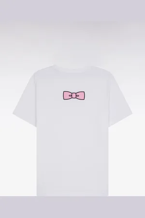 Eden Park T-shirt En Coton Pima Broderie Dos Coupe Droite