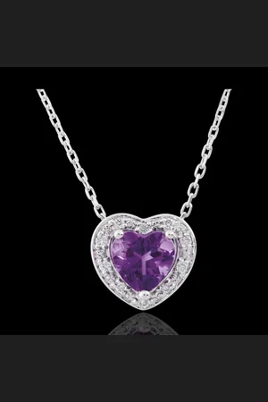 Edenly Collier Coeur Enchantement - améthyste - 18 carats