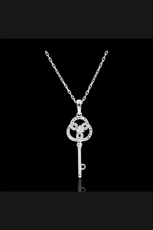 Edenly Pendentif 9 carats et diamants - Clé d