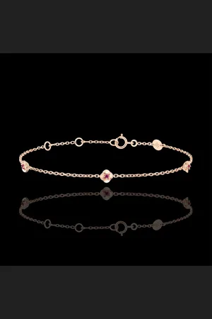 Edenly Bracelet Eclosion - Couronne de Roses - rubis - 18 carats