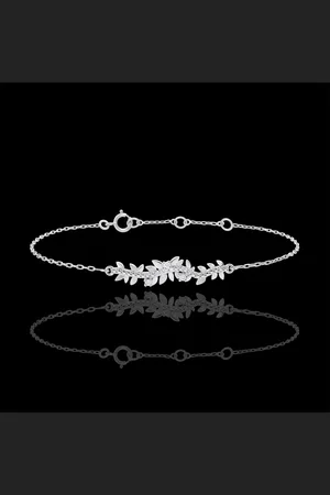 Edenly Bracelet Jardin Enchanté - Feuillage Royal - 18 carats et di